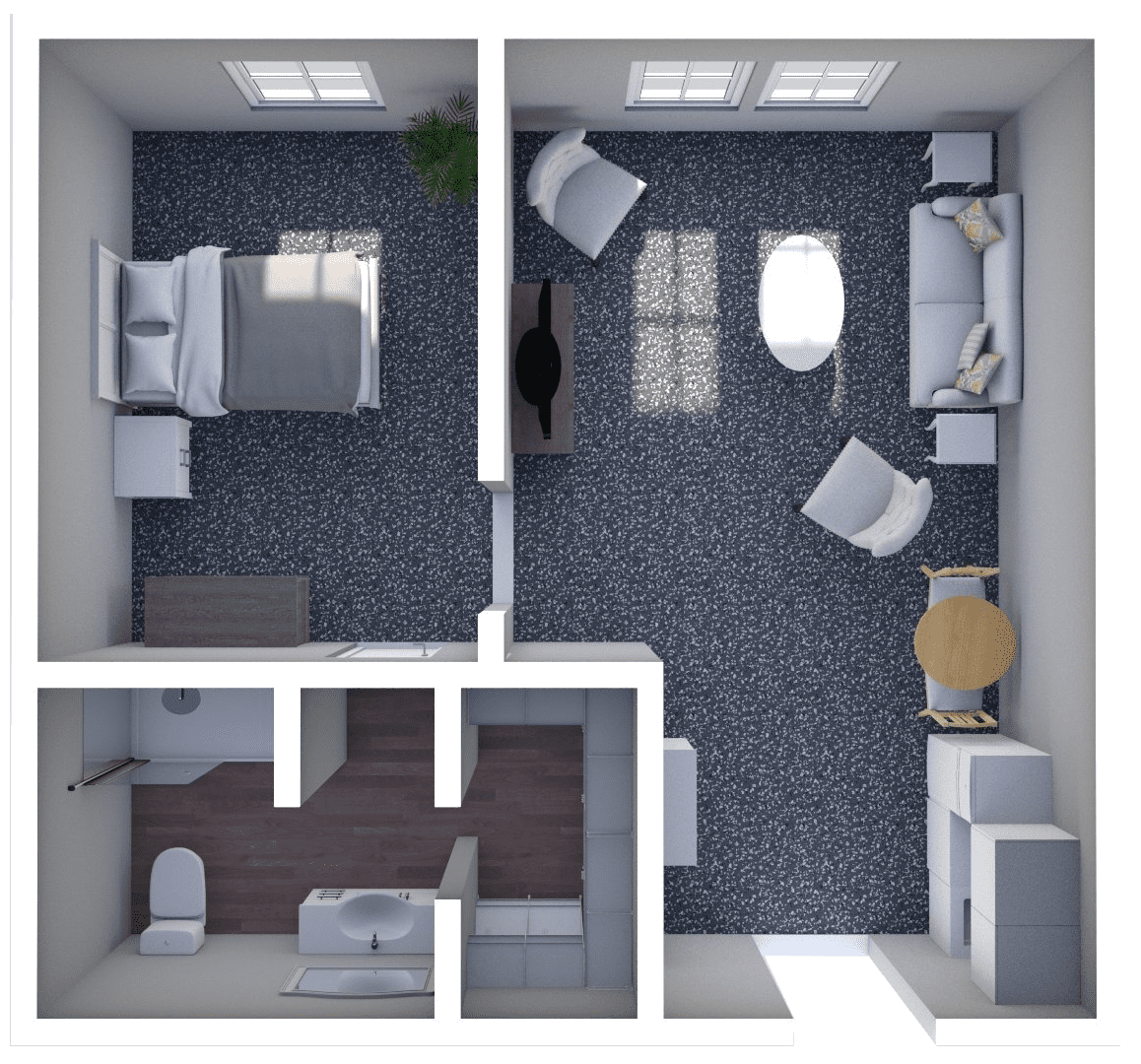 3D Floor Plans for Senior Living